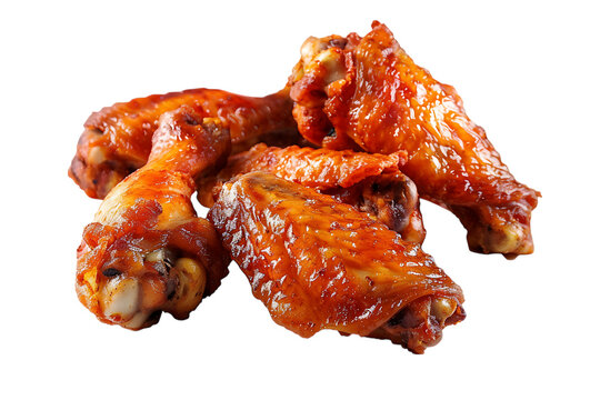 Crispy Fried Chicken Wings A Culinary Delight on transparent background
