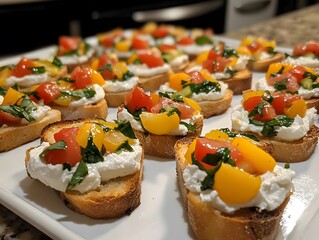 How to Make Classic Italian Bruschetta with Fresh Tomatoes and Basil, bruschetta with tomato and cheese