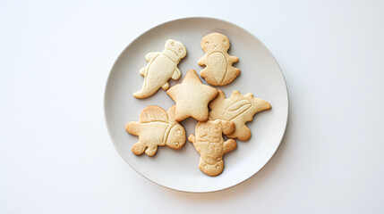 Mix of cookies . Many unhealthy snacks . Top view . Food background