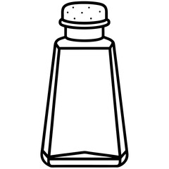 Minimal Salt Shaker Line Icon