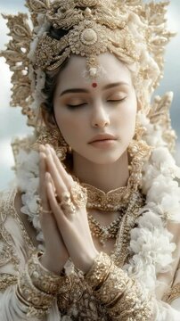 Mythical Ganga form: divine current, sacred tide, spiritual stream, celestial trace, holy wave, moksha thread, karmic wash, festive dip, eternal flow, Ganga Dashahara, river soul, heavenly grace