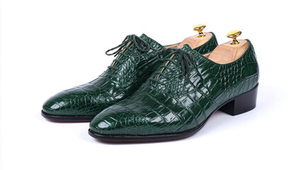Male shoes. Men's fashion leather shoes flat lay