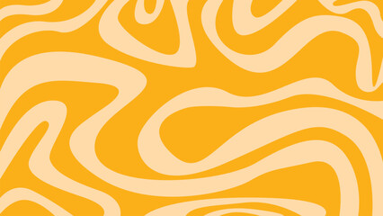 Beige orange abstract squiggle background