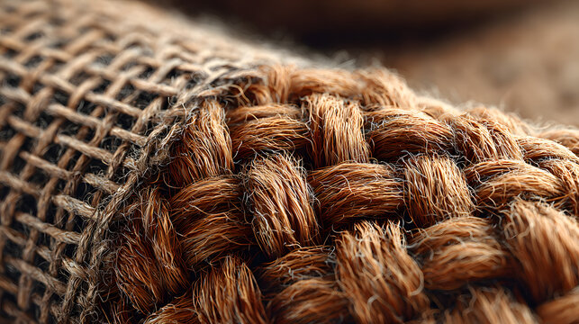 Woven burlap texture captures rustic charm, eco-conscious vibes, reminiscent of Harvest Home festival and National Craft Month inspirations