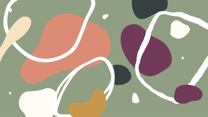 Muted green abstract background