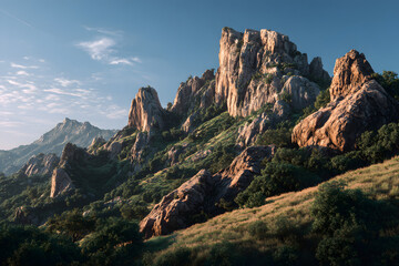 Obraz premium Nature rock landscape outdoors.