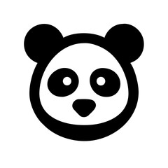 panda with a smile