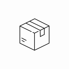 box parcel icon sign vector