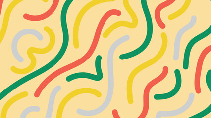 Pastel squiggly strokes background