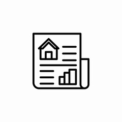 housing news icon sign vector