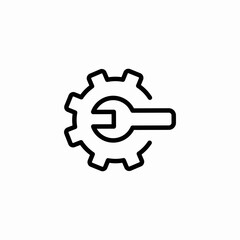 repair settings icon sign vector