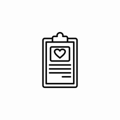 sheet clipboard icon sign vector