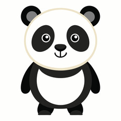 panda vector image on white background