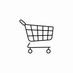 shopping cart icon sign vector