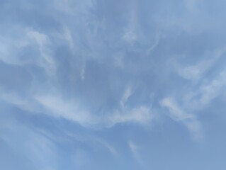 blue sky with clouds