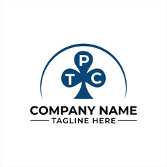 Elegant Company Logo Design Featuring a Cloverleaf Shape with Initials Surrounded by a Minimalist Arc for a Modern and Professional Business Identity