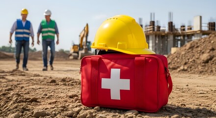 Construction Site Safety First Aid Kit and Workers' Health, Ensuring Workplace Security and Emergency Preparedness