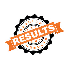 Results Letter Rubber Stamp Template