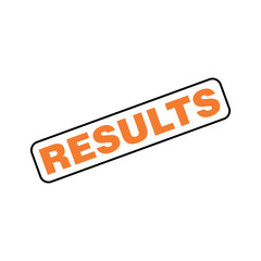 Results Letter Rubber Stamp Template