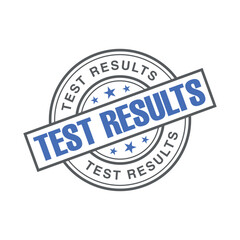 Test Results Letter Rubber Stamp Template