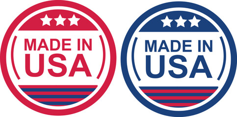 Pair of Made in USA Certification Seals