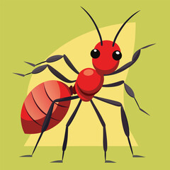 
Happy Cartoon Ant Character