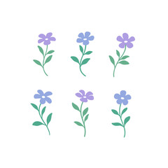 Hand drawn illustration of strawberry leaves. Seamless pattern with minimalist leaves.