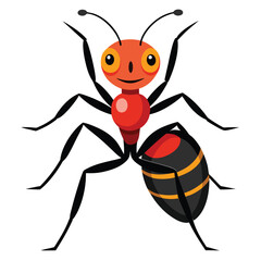 
Happy Cartoon Ant Character
