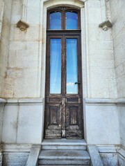 Old Wooden Door in Miramare Castle