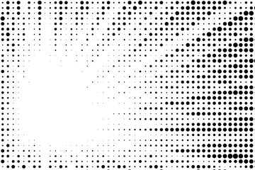 Halftone Sunburst Abstract Dot Pattern