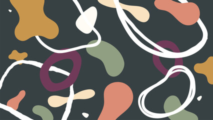 Dark abstract shape background