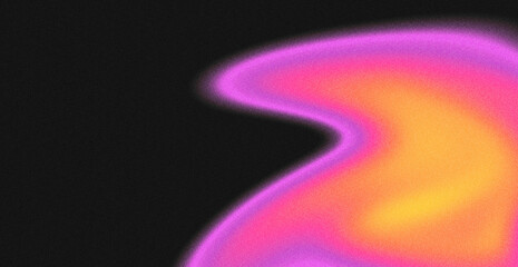 Abstract grainy gradient banner with soft noise effect in sweet spectrum hues