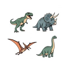 tyrannosaurus dinosaur vector illustration