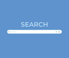 Search bar design element search bar for ui vector illustration