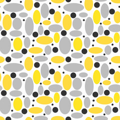 yellow gray bean retro pattern for home decor and wallpaper 