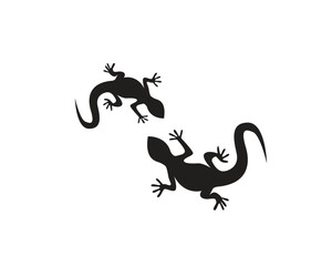 Lizard vector icon logo and symbols template