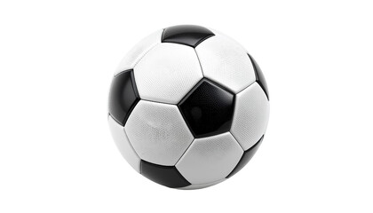 Naklejka premium Soccer Ball Football Isolated on Transparent Background – Sports Equipment Photo