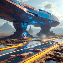 cargo ship in the port