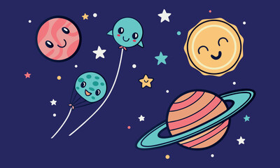 Emoji Celebration  Banner Background. World emoji day with a funny emojis. World smile day emojis. Emoji vector illustration.