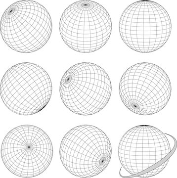 set of globe, Geometric Grid Spheres  Minimal Vector Set