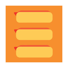 Fototapeta premium Three Step Breadcrumb Navigation Vector Template