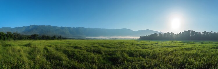 Obraz premium sunrise in the mountains