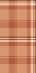 Printout fabric plaid tartan, pajamas background texture textile. Layered vector pattern check seamless in orange and blanched almond colors.