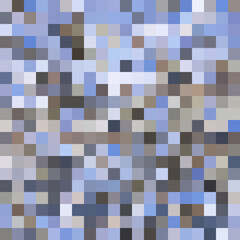 Colorful abstract mosaic background. Pixel effect. Camo and camouflage.