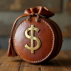 Money Bag Emoji — 3D Emoji-Style Icon of a Cash Bag with a Dollar Symbol