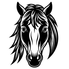 Obraz premium horse head vector
