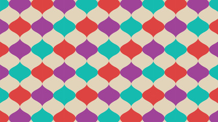 Vintage plum grid background