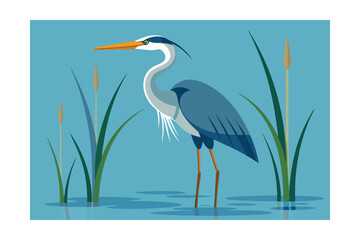 great blue heron