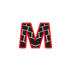 Mason logo design template. Mason logo vector. Construction logo