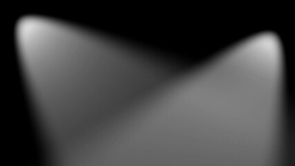 Dramatic black and white stage spotlight animation, Theatrical lighting background